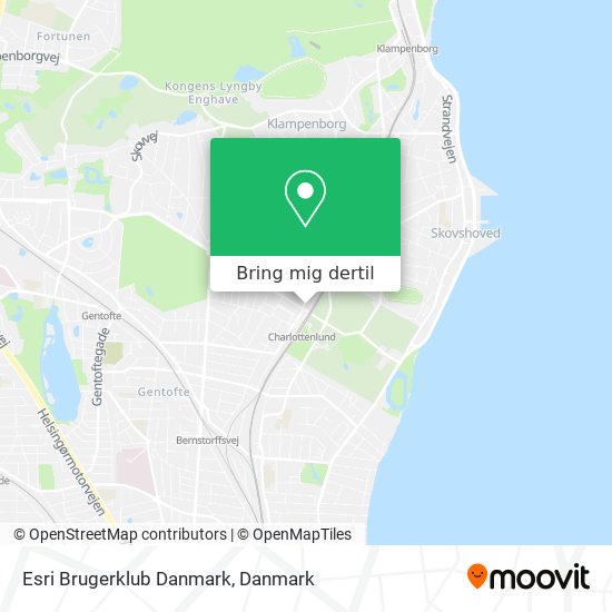Esri Brugerklub Danmark kort