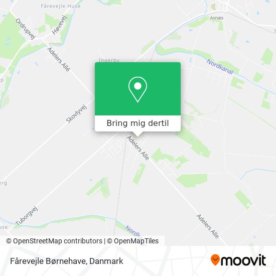 Fårevejle Børnehave kort