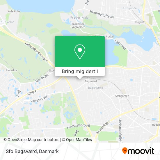 Sfo Bagsværd kort