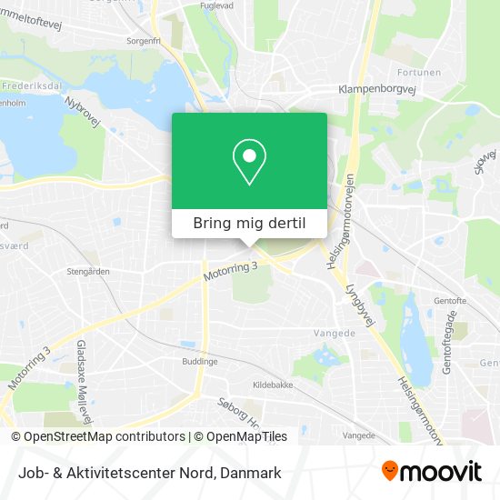 Job- & Aktivitetscenter Nord kort