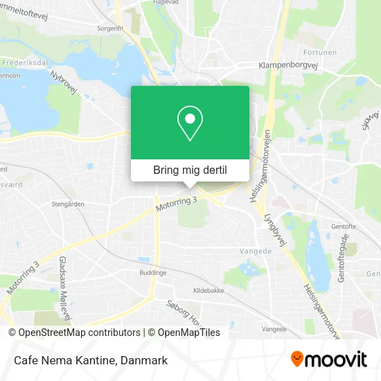 Cafe Nema Kantine kort