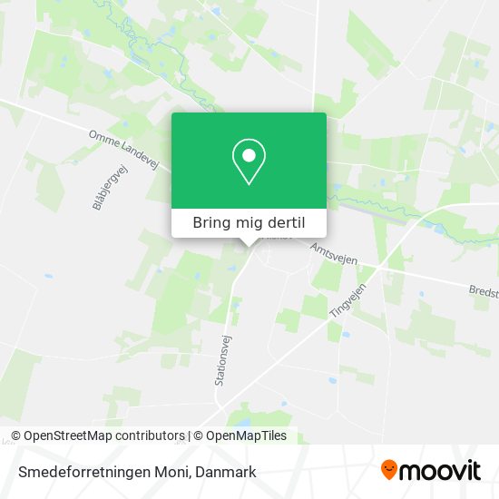 Smedeforretningen Moni kort