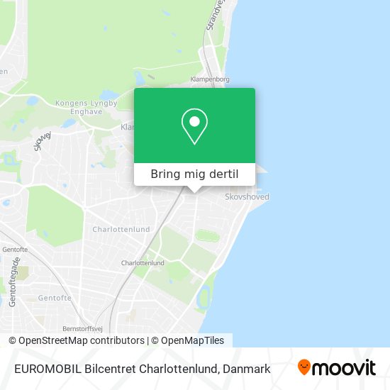 EUROMOBIL Bilcentret Charlottenlund kort