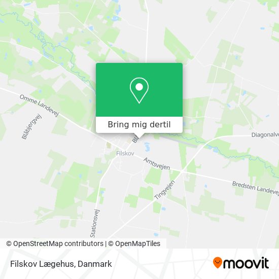 Filskov Lægehus kort