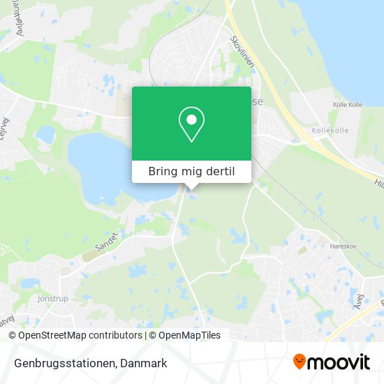Genbrugsstationen kort