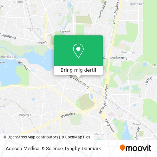 Adecco Medical & Science, Lyngby kort