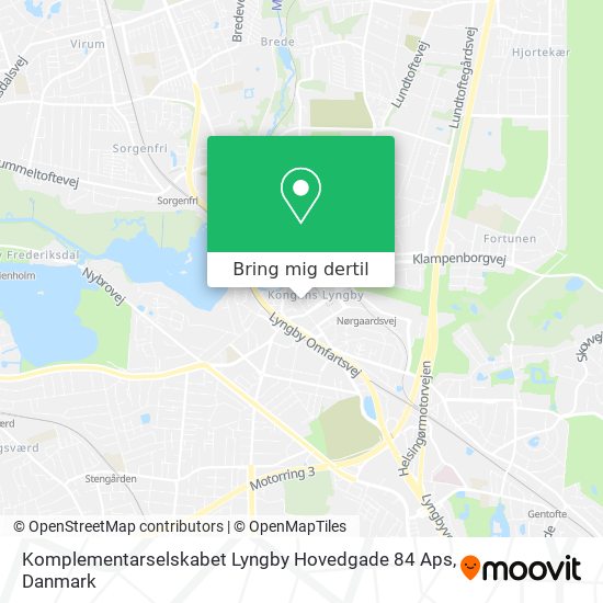 Komplementarselskabet Lyngby Hovedgade 84 Aps kort