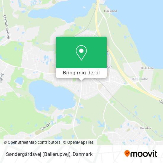 Søndergårdsvej (Ballerupvej) kort