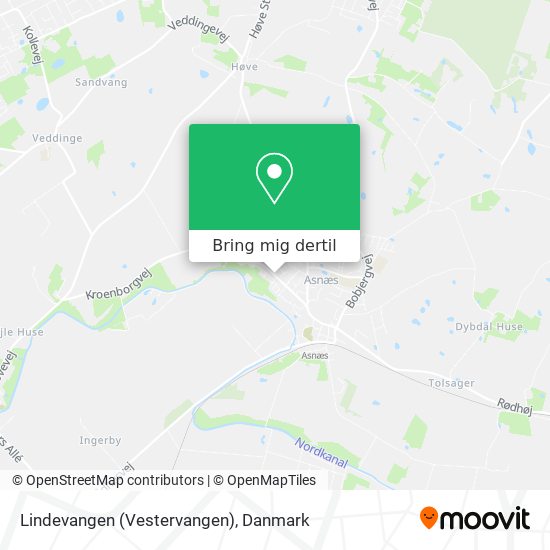 Lindevangen (Vestervangen) kort