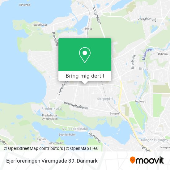 Ejerforeningen Virumgade 39 kort