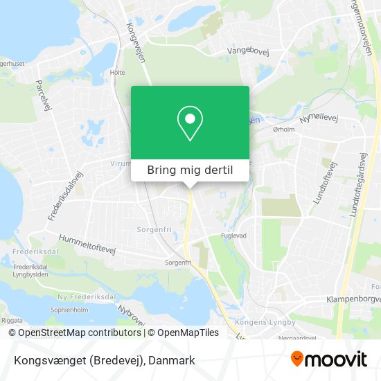 Kongsvænget (Bredevej) kort