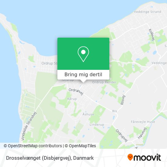 Drosselvænget (Disbjergvej) kort