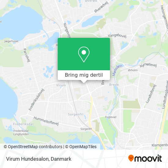 Virum Hundesalon kort