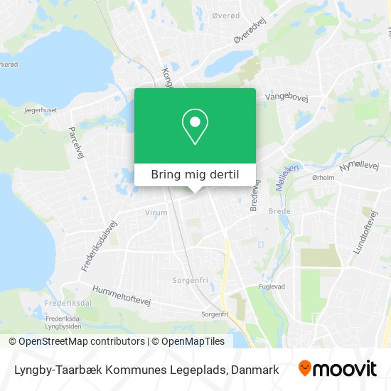 Lyngby-Taarbæk Kommunes Legeplads kort