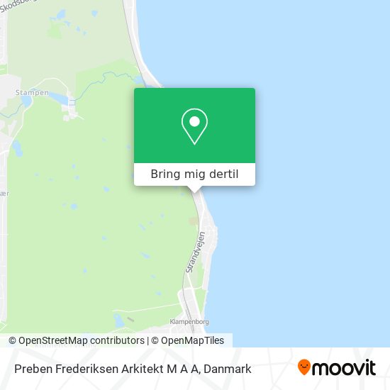 Preben Frederiksen Arkitekt M A A kort