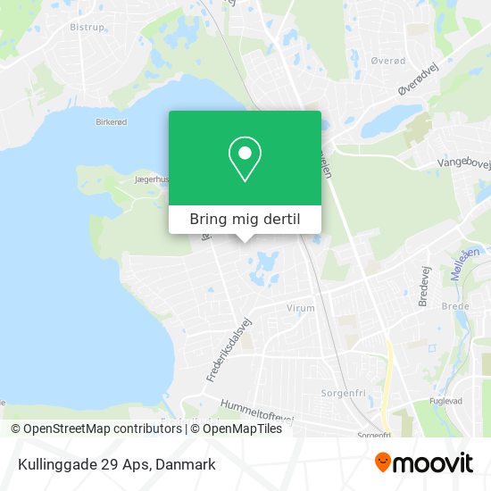 Kullinggade 29 Aps kort