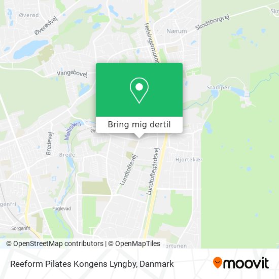 Reeform Pilates Kongens Lyngby kort