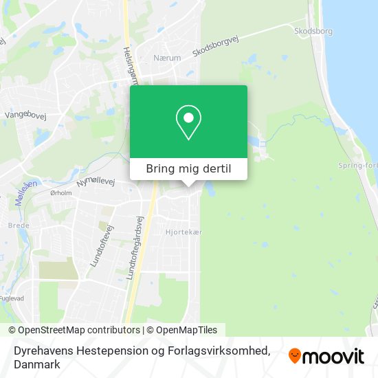 Dyrehavens Hestepension og Forlagsvirksomhed kort