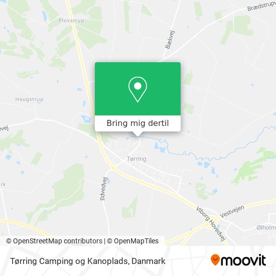 Tørring Camping og Kanoplads kort