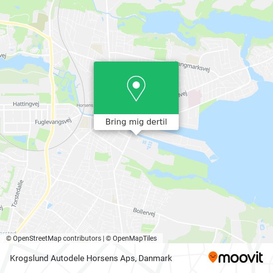 Krogslund Autodele Horsens Aps kort