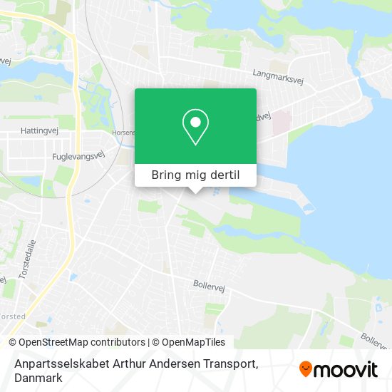 Anpartsselskabet Arthur Andersen Transport kort