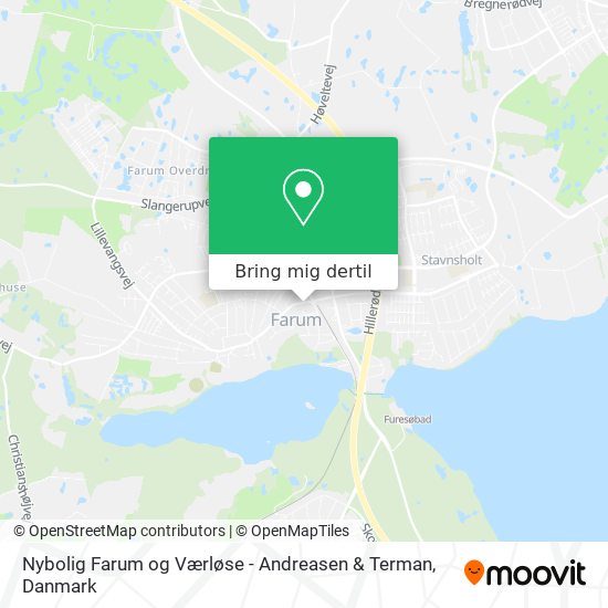 Nybolig Farum og Værløse - Andreasen & Terman kort