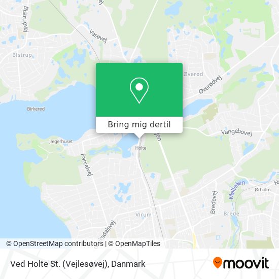 Ved Holte St. (Vejlesøvej) kort