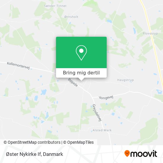 Øster Nykirke If kort