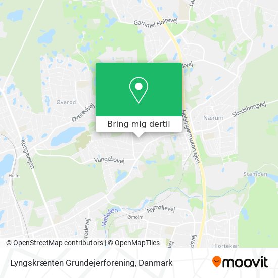 Lyngskrænten Grundejerforening kort