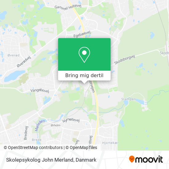 Skolepsykolog John Merland kort