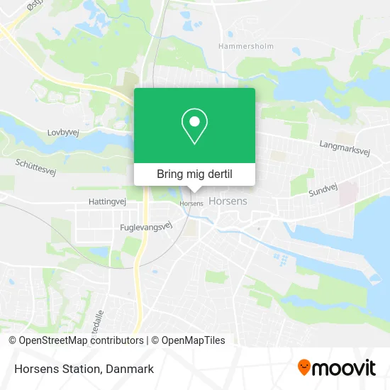 Horsens Station kort