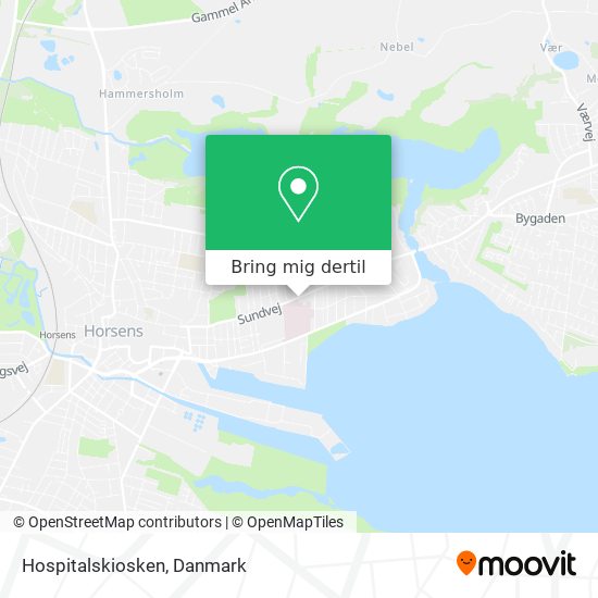 Hospitalskiosken kort