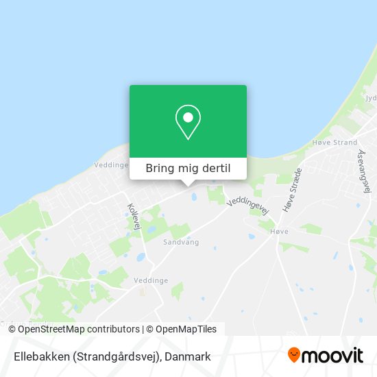 Ellebakken (Strandgårdsvej) kort