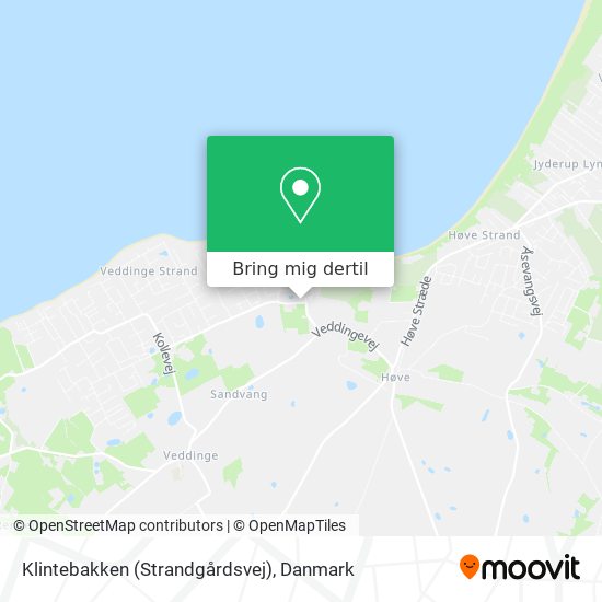 Klintebakken (Strandgårdsvej) kort