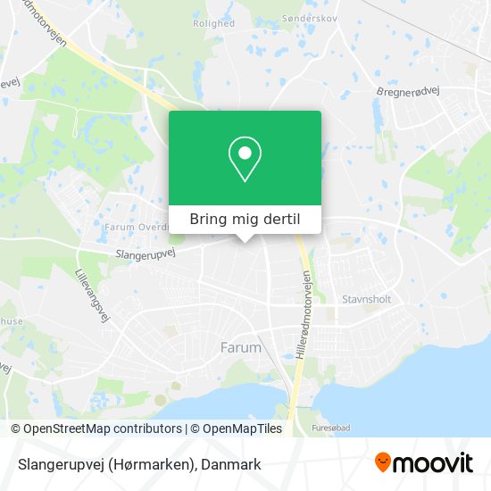 Slangerupvej (Hørmarken) kort