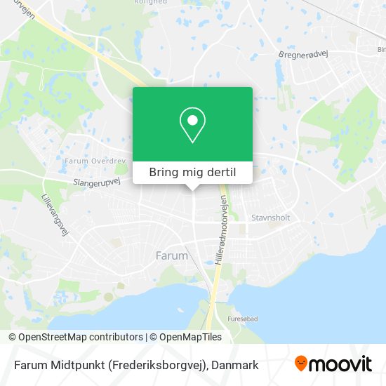 Farum Midtpunkt (Frederiksborgvej) kort