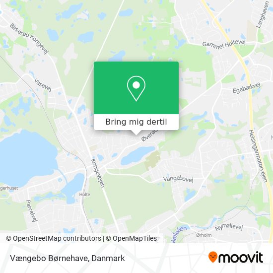 Vængebo Børnehave kort