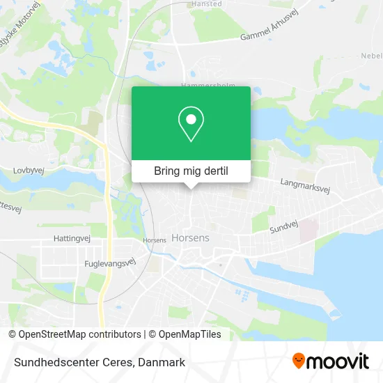 Sundhedscenter Ceres kort