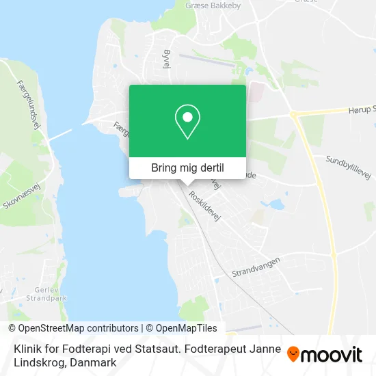 Klinik for Fodterapi ved Statsaut. Fodterapeut Janne Lindskrog kort