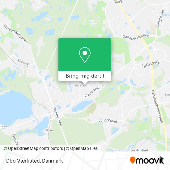 Dbo Værksted kort