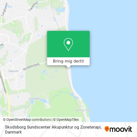 Skodsborg Sundscenter Akupunktur og Zoneterapi kort