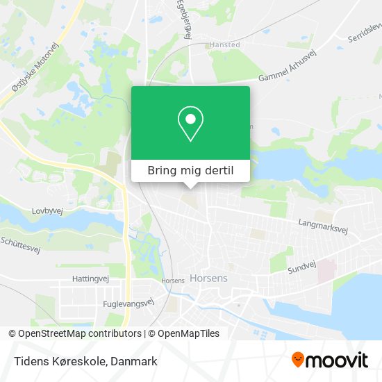 Tidens Køreskole kort