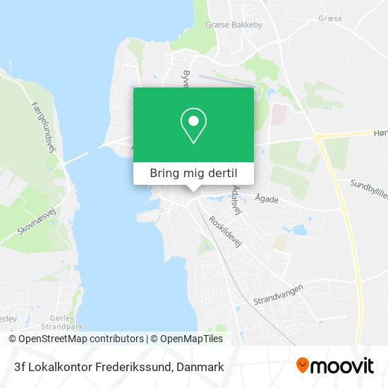 3f Lokalkontor Frederikssund kort