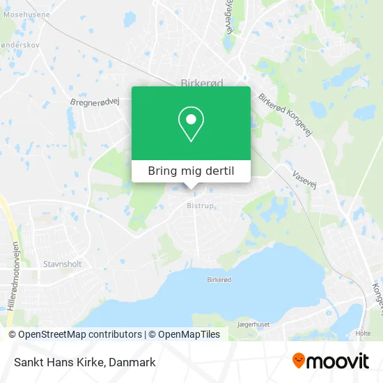 Sankt Hans Kirke kort