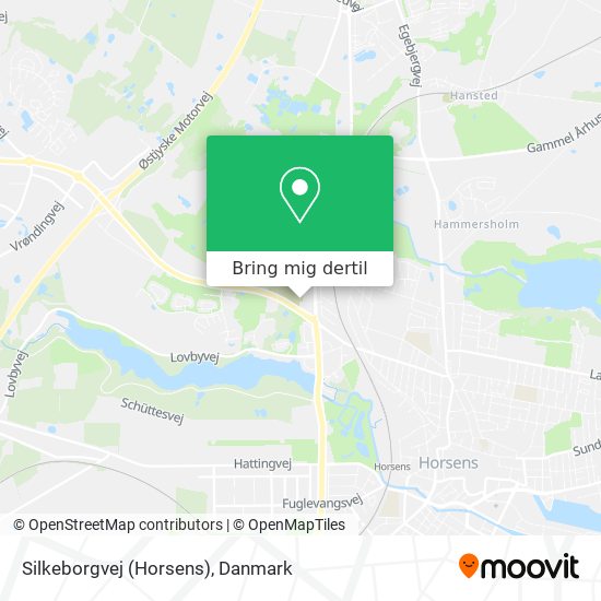 Silkeborgvej (Horsens) kort