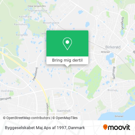 Byggeselskabet Maj Aps af 1997 kort