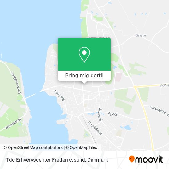 Tdc Erhvervscenter Frederikssund kort
