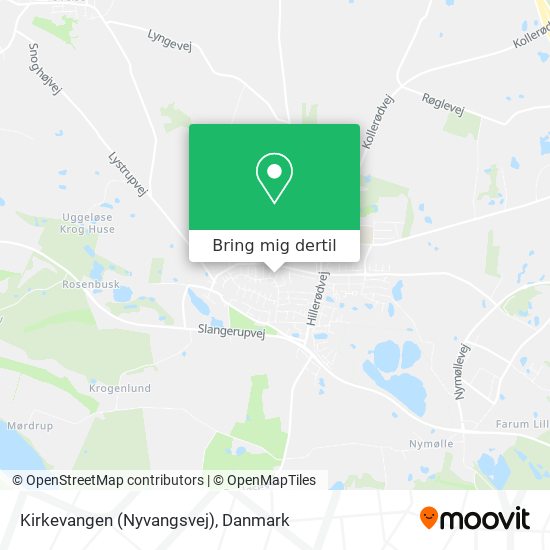 Kirkevangen (Nyvangsvej) kort