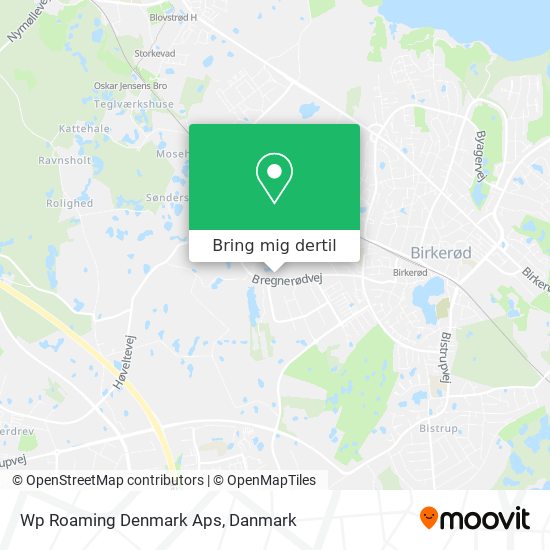 Wp Roaming Denmark Aps kort