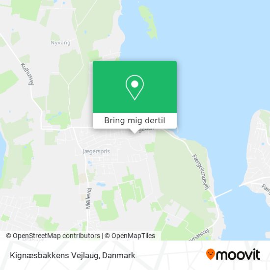 Kignæsbakkens Vejlaug kort